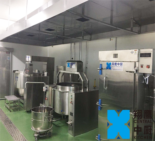 甘肅省大型中央廚房——甘肅紫金，翔鷹中央廚房設(shè)備甘肅案例