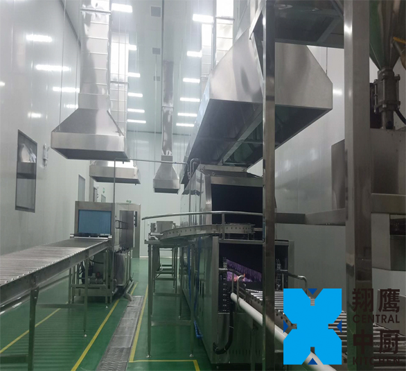 甘肅省大型中央廚房——甘肅紫金，翔鷹中央廚房設(shè)備甘肅案例