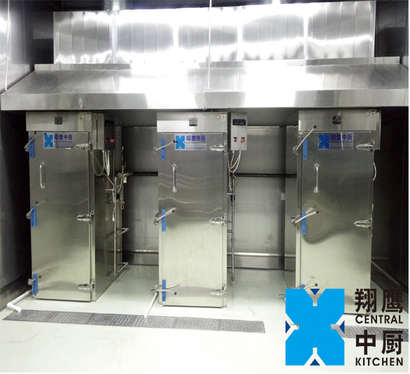 甘肅省大型中央廚房——甘肅紫金，翔鷹中央廚房設(shè)備甘肅案例